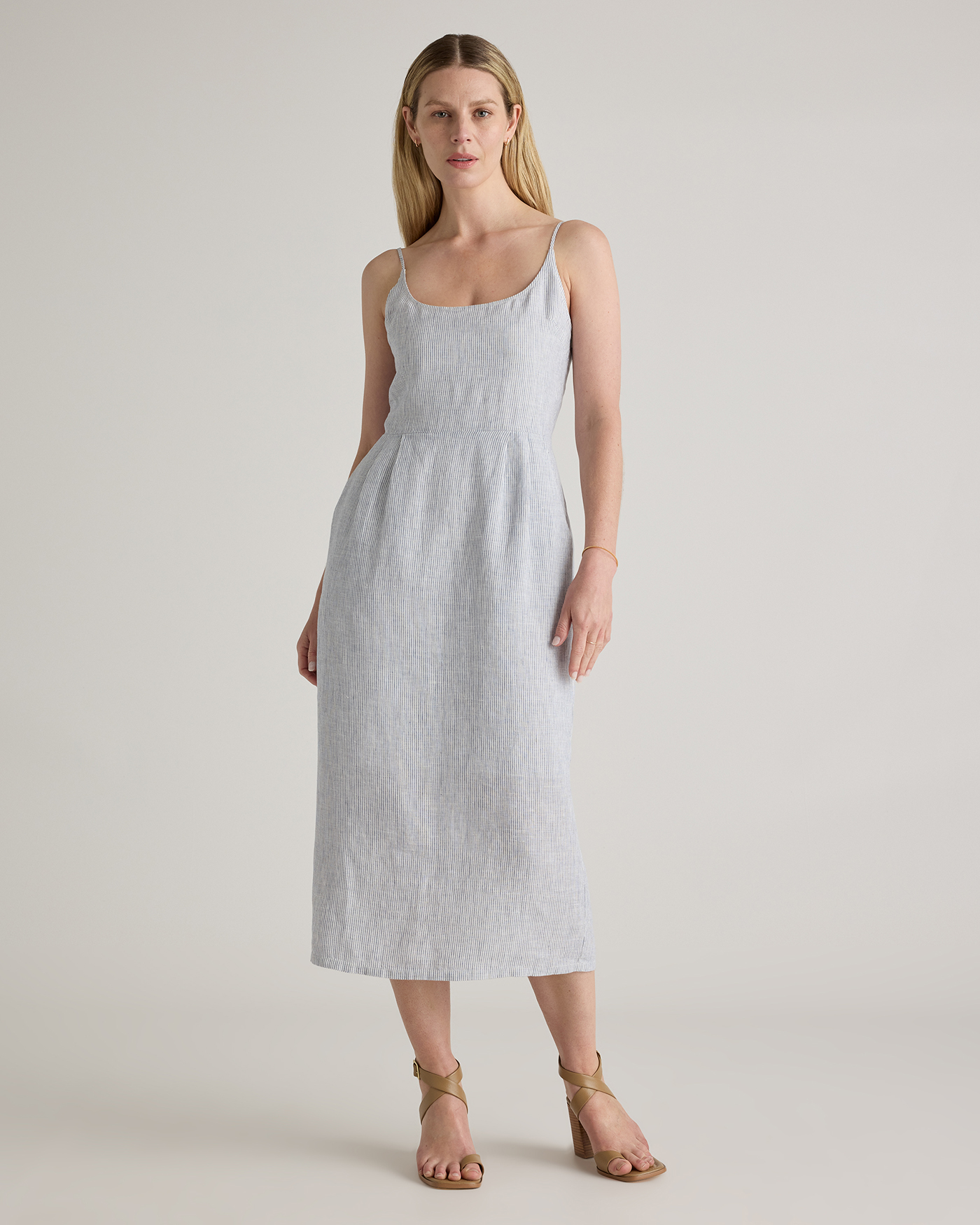 The European Linen Midi Dress